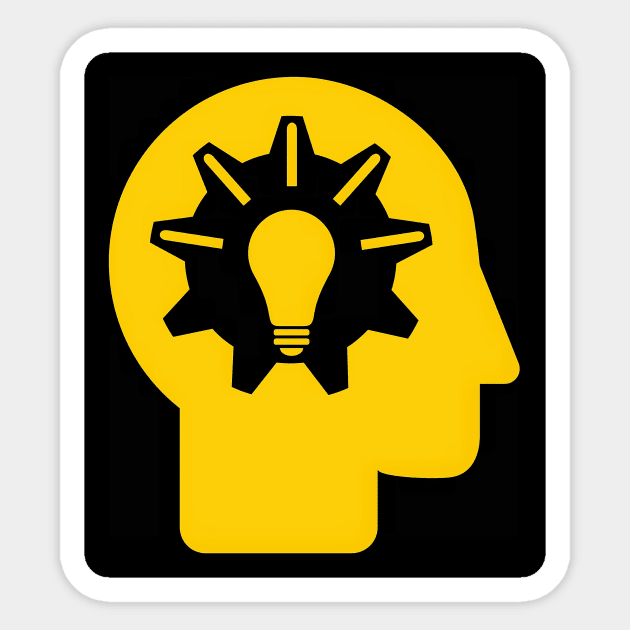 Genius mind Sticker by Jcollection77